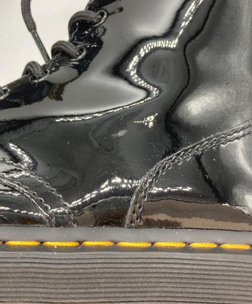 Dr.Martens（ドクターマーチン）Dr.Martens (ドクターマーチン) JADON/エナメル8ホールブーツ ブラック サイズ:UK 6の古着・服飾アイテム