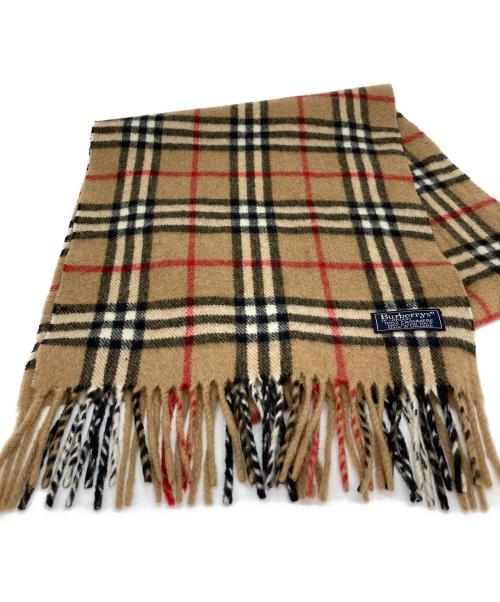 Burberry's（バーバリー）Burberry's (バーバリー) カシミヤマフラー ブラウン サイズ:-の古着・服飾アイテム