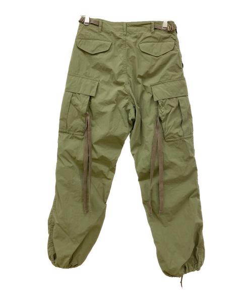 BEAMS BOY（ビームスボーイ）BEAMS BOY (ビームスボーイ) ナイロンカーゴパンツ グリーン サイズ:Sの古着・服飾アイテム