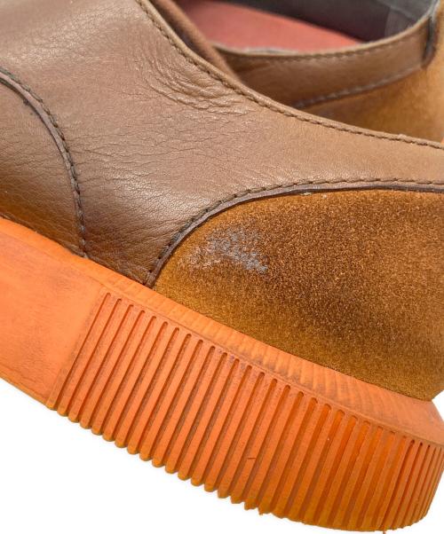 CAMPER（カンペール）CAMPER (カンペール) Bill/レザースニーカー オレンジ×ブラウン サイズ:25.5の古着・服飾アイテム