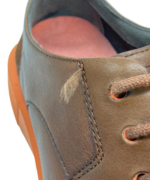 CAMPER（カンペール）CAMPER (カンペール) Bill/レザースニーカー オレンジ×ブラウン サイズ:25.5の古着・服飾アイテム