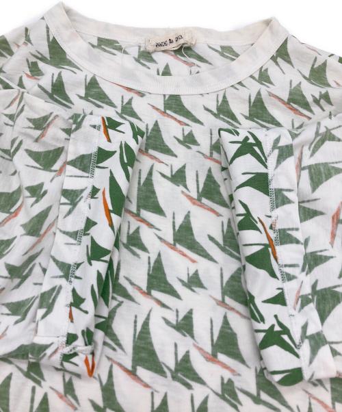 MARNI（マルニ）MARNI (マルニ) 総柄Tシャツ グリーン サイズ:44の古着・服飾アイテム
