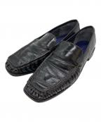 TODAYFULトゥデイフル）の古着「squaretoe gather loafers/ローファー」｜ダークブラウン