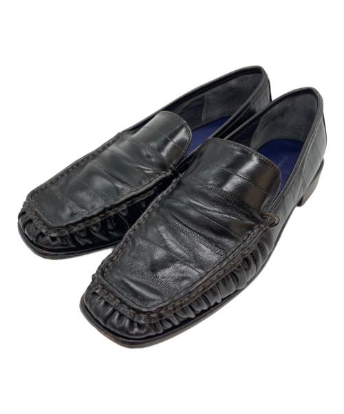 TODAYFUL（トゥデイフル）TODAYFUL (トゥデイフル) squaretoe gather loafers/ローファー ダークブラウン サイズ:38の古着・服飾アイテム
