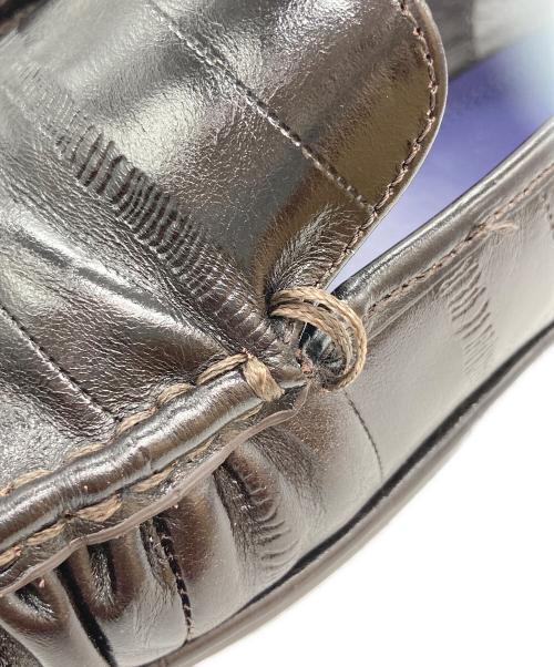 TODAYFUL（トゥデイフル）TODAYFUL (トゥデイフル) squaretoe gather loafers/ローファー ダークブラウン サイズ:38の古着・服飾アイテム