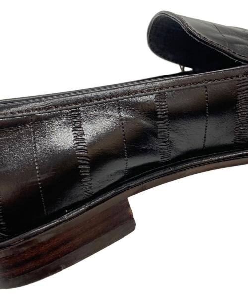 TODAYFUL（トゥデイフル）TODAYFUL (トゥデイフル) squaretoe gather loafers/ローファー ダークブラウン サイズ:38の古着・服飾アイテム