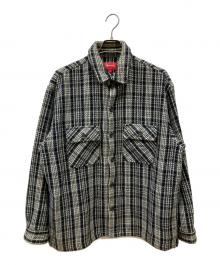 SUPREME（シュプリーム）の古着「シャツジャケット/Heavy Flannel Shirt」｜グレー×ブラック