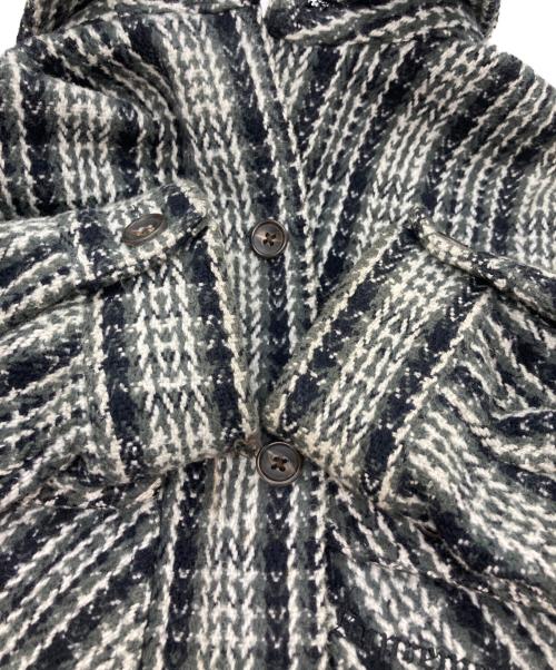 SUPREME（シュプリーム）SUPREME (シュプリーム) シャツジャケット/Heavy Flannel Shirt グレー×ブラック サイズ:Ⅼの古着・服飾アイテム