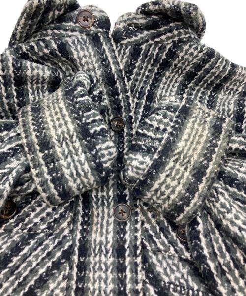 SUPREME（シュプリーム）SUPREME (シュプリーム) シャツジャケット/Heavy Flannel Shirt グレー×ブラック サイズ:Ⅼの古着・服飾アイテム