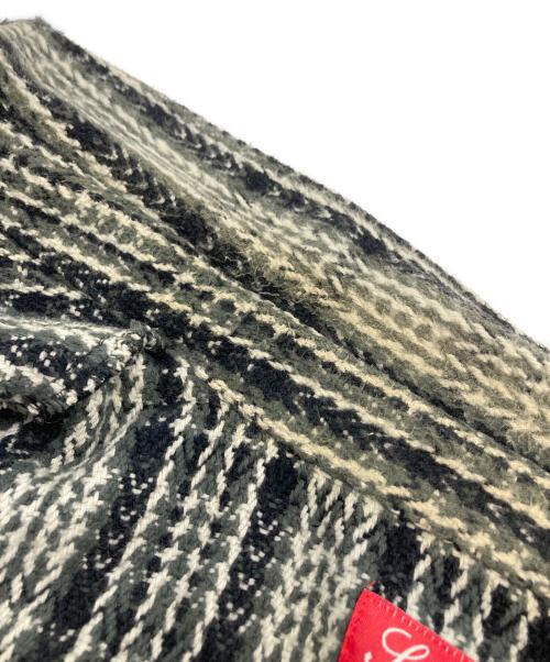 SUPREME（シュプリーム）SUPREME (シュプリーム) シャツジャケット/Heavy Flannel Shirt グレー×ブラック サイズ:Ⅼの古着・服飾アイテム