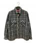 SUPREME（シュプリーム）の古着「シャツジャケット/Heavy Flannel Shirt」｜グレー×ブラック