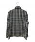 SUPREME (シュプリーム) シャツジャケット/Heavy Flannel Shirt グレー×ブラック サイズ:Ⅼ：13000円