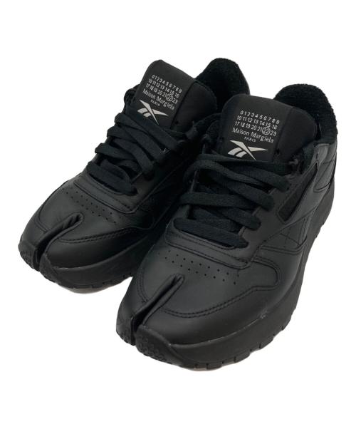 REEBOK（リーボック）REEBOK (リーボック) Maison Margiela (メゾンマルジェラ) Classic Leather Tabi ブラック サイズ:23.5の古着・服飾アイテム