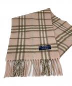 BURBERRY LONDONバーバリーロンドン）の古着「チェックマフラー」｜ピンク
