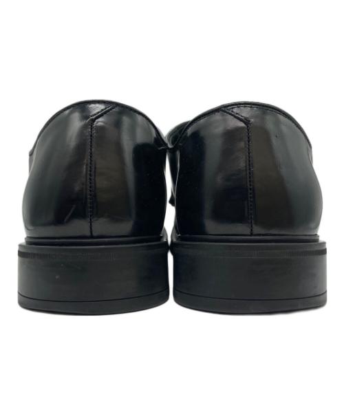 PRADA（プラダ）PRADA (プラダ) プレーントゥダービーシューズ ブラック サイズ:8 1/2の古着・服飾アイテム