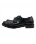 PRADA (プラダ) プレーントゥダービーシューズ ブラック サイズ:8 1/2：16000円