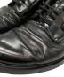 中古・古着 PRADA (プラダ) プレーントゥダービーシューズ ブラック サイズ:8 1/2：16000円