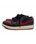 NIKE (ナイキ) ローカットスニーカー レッド×ブラック サイズ:24：6000円