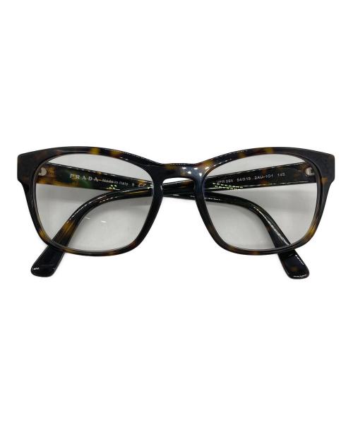 PRADA（プラダ）PRADA (プラダ) 眼鏡 ブラウン サイズ:54□19の古着・服飾アイテム
