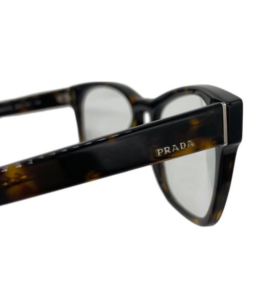 PRADA（プラダ）PRADA (プラダ) 眼鏡 ブラウン サイズ:54□19の古着・服飾アイテム