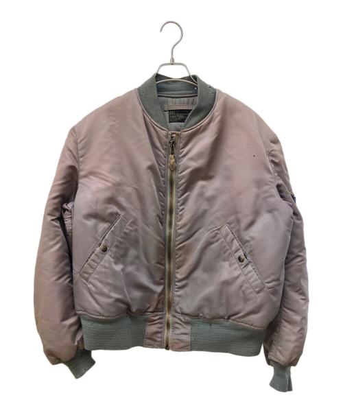 USED（ユーズド）USED (ユーズド) MA-1ジャケット カーキ サイズ:LARGEの古着・服飾アイテム