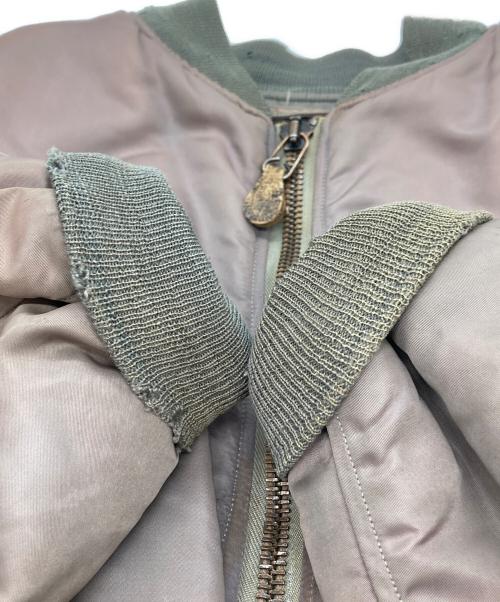 USED（ユーズド）USED (ユーズド) MA-1ジャケット カーキ サイズ:LARGEの古着・服飾アイテム