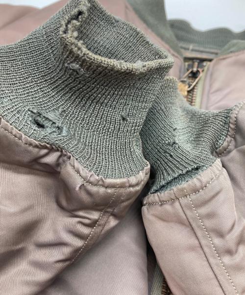 USED（ユーズド）USED (ユーズド) MA-1ジャケット カーキ サイズ:LARGEの古着・服飾アイテム