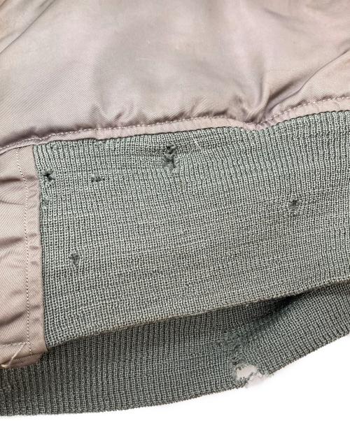 USED（ユーズド）USED (ユーズド) MA-1ジャケット カーキ サイズ:LARGEの古着・服飾アイテム