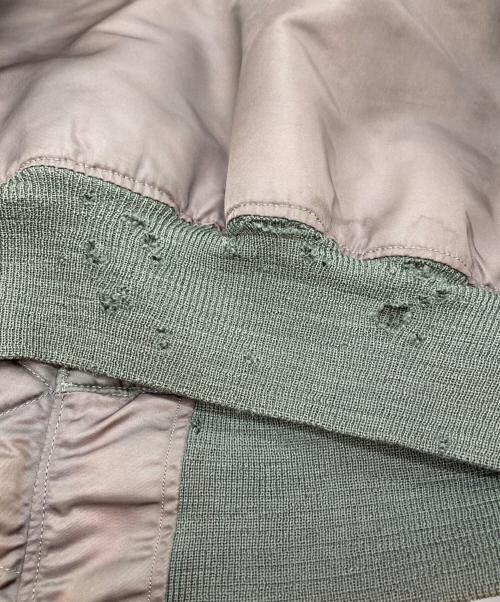 USED（ユーズド）USED (ユーズド) MA-1ジャケット カーキ サイズ:LARGEの古着・服飾アイテム
