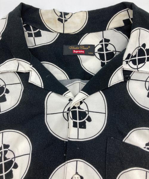 SUPREME（シュプリーム）Supreme (シュプリーム) UNDERCOVER (アンダーカバー) パブリックエネミーレーヨンシャツ ブラック サイズ:Ｌの古着・服飾アイテム