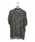 LESAGE（レサージュ）の古着「DEVEAUX GOLDラメモノトーンシャツ」｜ブラック