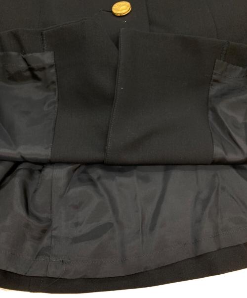 Yves Saint Laurent（イヴサンローラン）Yves Saint Laurent (イヴサンローラン) 金ボタンブラウスワンピース ネイビー サイズ:36の古着・服飾アイテム