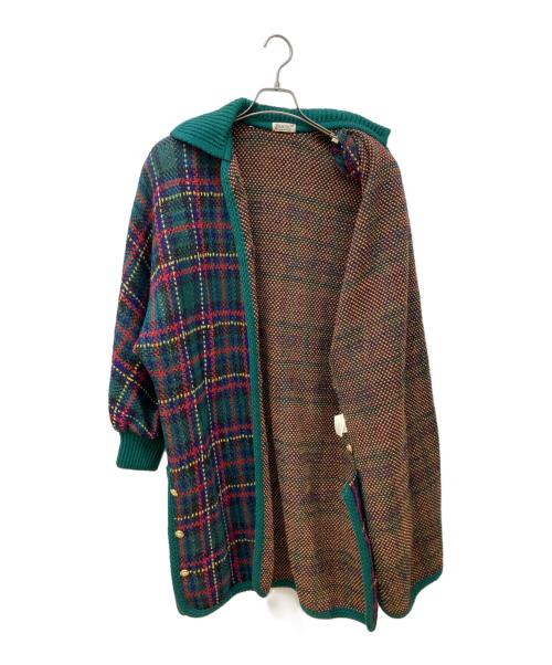 HERNO（ヘルノ）HERNO (ヘルノ) ニットコート マルチカラー サイズ:40の古着・服飾アイテム