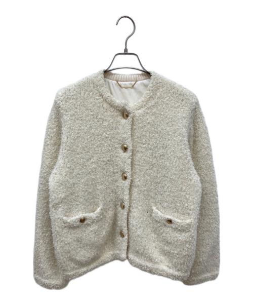 CELFORD（セルフォード）CELFORD (セルフォード) 金ボタンニットジャケット アイボリー サイズ:Freeの古着・服飾アイテム