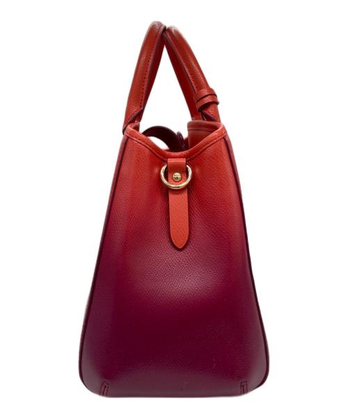 COACH（コーチ）COACH (コーチ) スモールマーゴットグラデーションハンドバッグ レッド サイズ:-の古着・服飾アイテム
