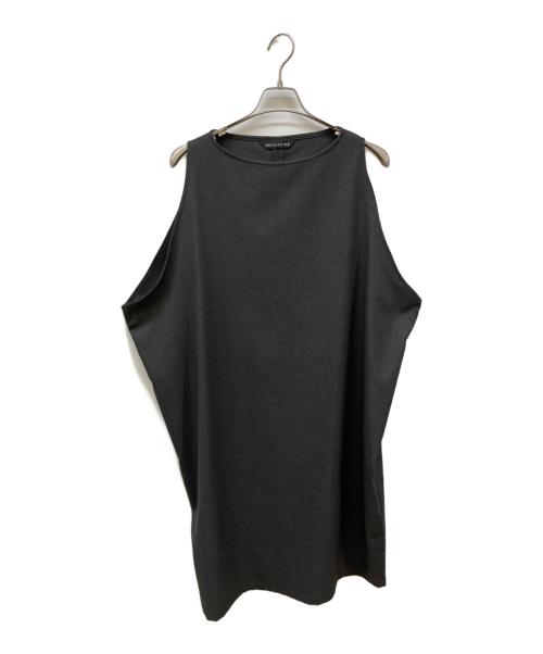 mizuiro-ind（ミズイロインド）mizuiro-ind (ミズイロインド) ノースリーブワイドワンピース グレー サイズ:FREEの古着・服飾アイテム