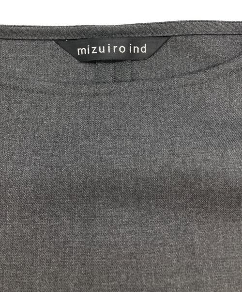 mizuiro-ind（ミズイロインド）mizuiro-ind (ミズイロインド) ノースリーブワイドワンピース グレー サイズ:FREEの古着・服飾アイテム