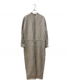 中古・古着通販】kagure (カグレ) コットンリネンデニムオールインワン