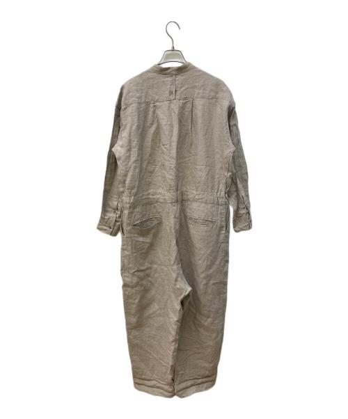 KAGURE（カグレ）KAGURE (カグレ) リネンオールインワン ベージュ サイズ:Freeの古着・服飾アイテム