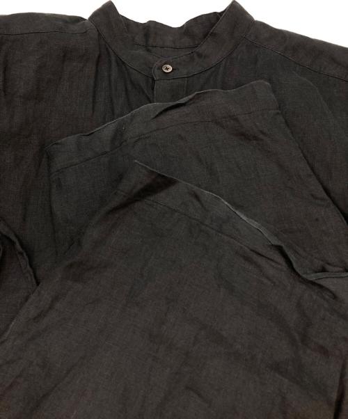 KAGURE（カグレ）kagure (カグレ) リネンオールインワン ブラック サイズ:FREEの古着・服飾アイテム