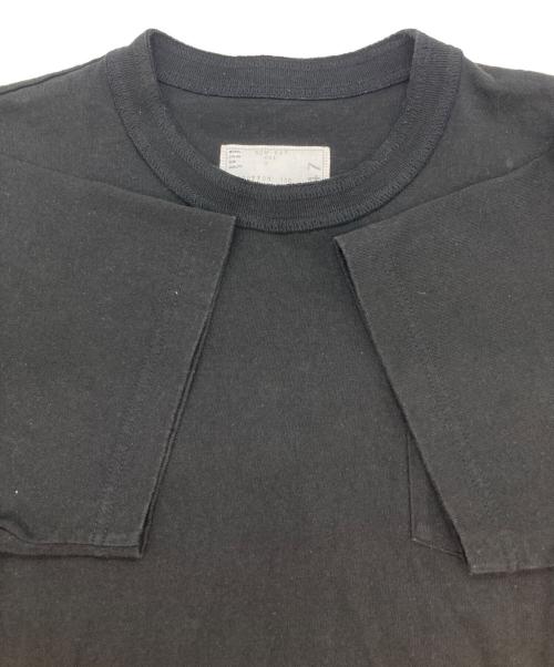 sacai（サカイ）sacai (サカイ) サイドジップポケットTシャツ ブラック サイズ:2の古着・服飾アイテム