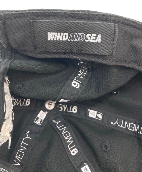 New Era（ニューエラ）New Era (ニューエラ) WIND AND SEA (ウィンダンシー) Denham (デンハム) キャップ ブラックの古着・服飾アイテム
