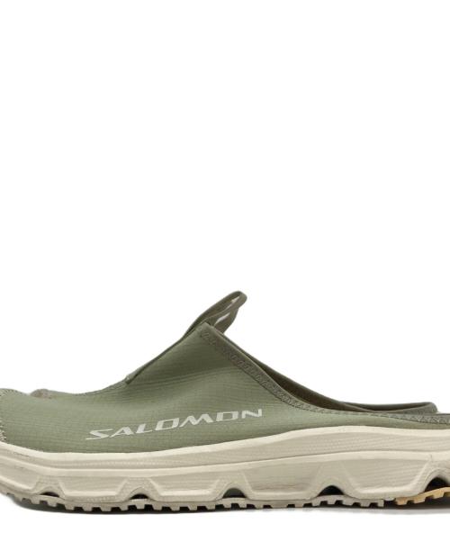 SALOMON（サロモン）SALOMON (サロモン) RX SLIDE 3.0 SUEDE/メッシュサンダル グリーン サイズ:27の古着・服飾アイテム