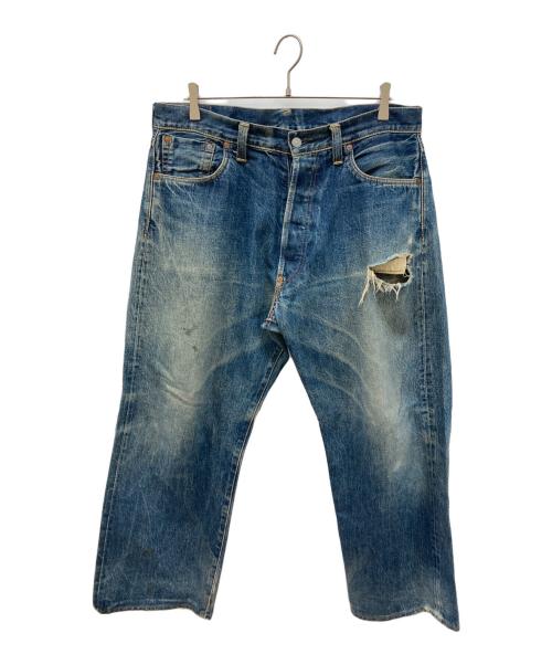 EVISU（エヴィス）EVISU (エヴィス) 虎耳デニムパンツ インディゴ サイズ:表記なしの古着・服飾アイテム