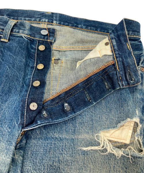 EVISU（エヴィス）EVISU (エヴィス) 虎耳デニムパンツ インディゴ サイズ:表記なしの古着・服飾アイテム