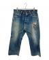 EVISU（エヴィス）の古着「虎耳デニムパンツ」｜インディゴ