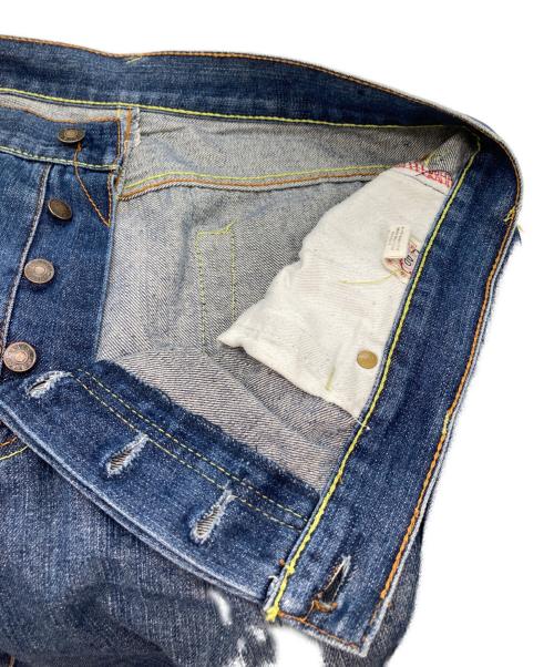 EVISU（エヴィス）EVISU (エヴィス) デニムハーフパンツ インディゴ サイズ:40の古着・服飾アイテム