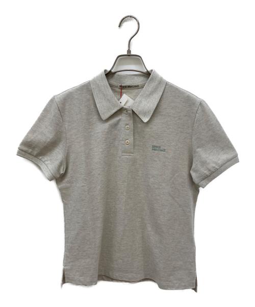 Mardi Mercredi（マルディメクルディ）MARDI MERCREDI (マルディメクルディ) ロゴS/Sポロシャツ グレー サイズ:ONE SIZE 未使用品の古着・服飾アイテム
