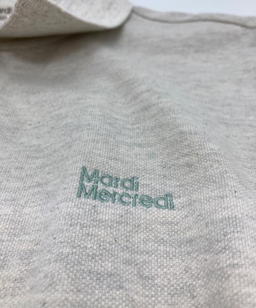 Mardi Mercredi（マルディメクルディ）MARDI MERCREDI (マルディメクルディ) ロゴS/Sポロシャツ グレー サイズ:ONE SIZE 未使用品の古着・服飾アイテム