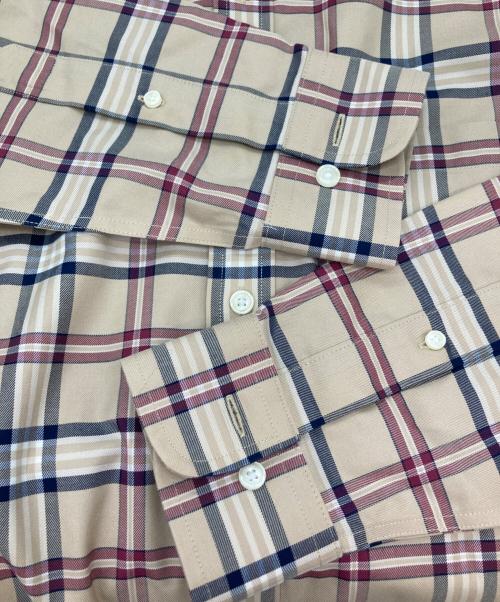 BROOKS BROTHERS（ブルックスブラザーズ）BROOKS BROTHERS (ブルックスブラザーズ) ノンアイロンシグネチャータータンスポーツシャツ ベージュ サイズ:Sの古着・服飾アイテム